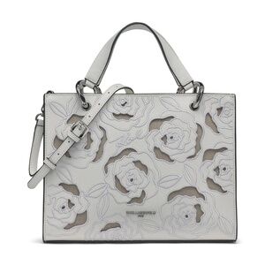 MONET TOTE WITH EMBRODIERED FLOWERS | Karl Lagerfeld Paris